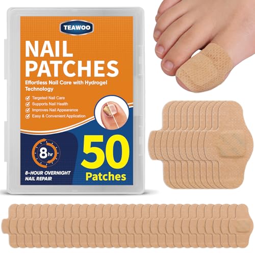 Nail Repair Patches - 50 Pcs Overnight Moisturizing Care for Damaged, Discolored, Brittle Nails | Healthy Renewal Solution