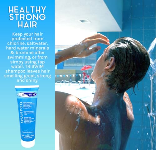 TRISWIM Chlorine Removal Shampoo for Swimmers, Moisturizing Hair Repair