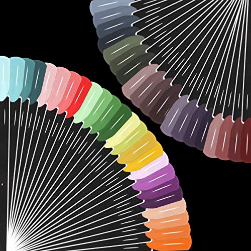 100 Clear Nail Art Swatch Sticks for Display & Practice - TTSAM