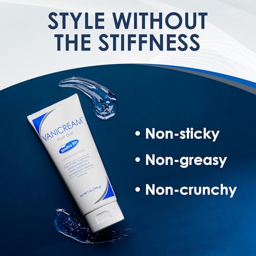 Vanicream Hair Gel for Sensitive Skin, 7 Oz - Firm Hold & Non-Greasy Finish