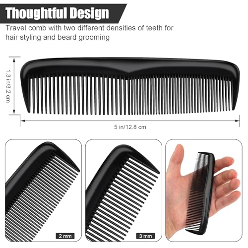 NICEMOVIC 150-Pack Individually Wrapped Pocket Combs for Travel & Hygiene