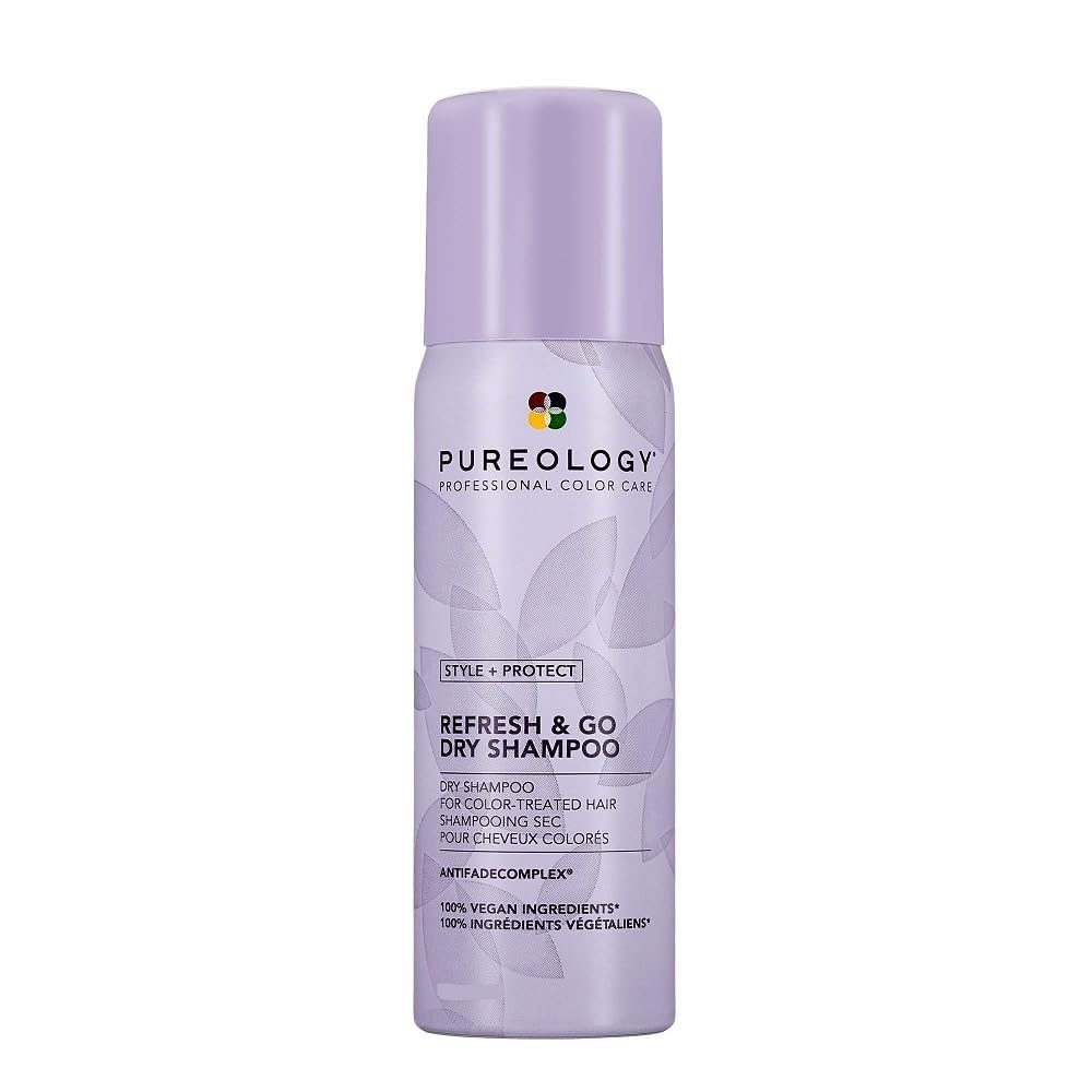 Pureology Refresh & Go Dry Shampoo - Volumizing Formula for Oily, Color-Treated Hair | Silicone-Free & Vegan
