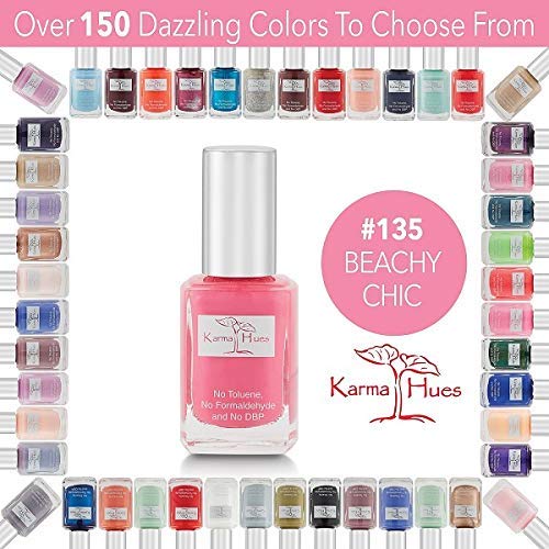 Karma Organic Beachy Chic Nail Polish - Non-Toxic, Vegan & Cruelty-Free