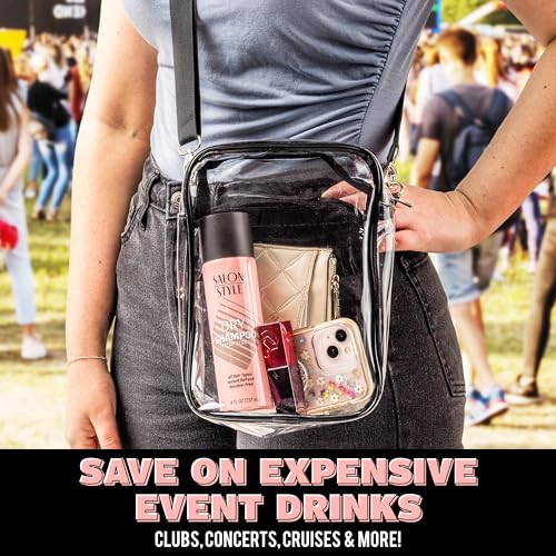 GoPong Hair Spray Flask Set - 2 Hidden Alcohol Flasks (16 oz)