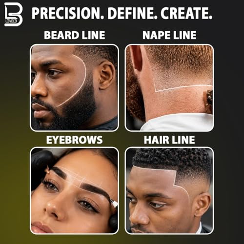 L3 Level 3 Colored Barber Pencils for Hairline & Beard Art