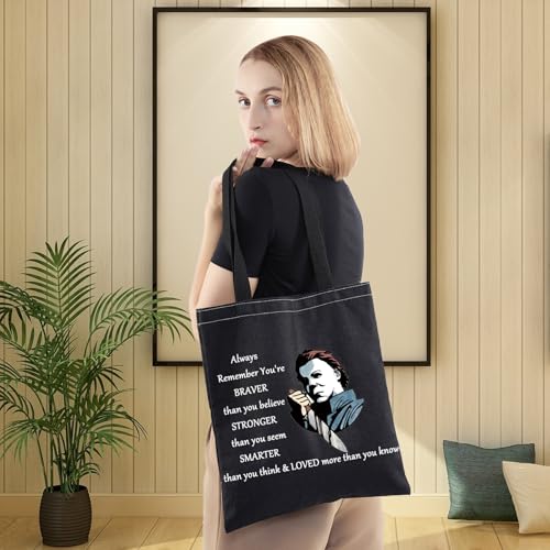 Michael Myers Makeup Bag Horror Movie Fans Gift LEVLO BT Zipper Pouch for Friends & Family