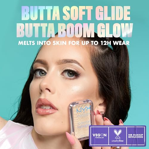 NYX Buttermelt Highlighter - 12H Wear Light Copper Glow