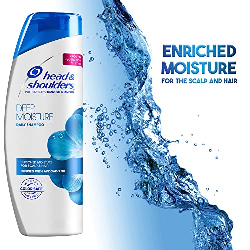 Head & Shoulders Deep Moisture Shampoo 12.8 fl oz - Anti-Dandruff Hydrating Formula, Pack of 1