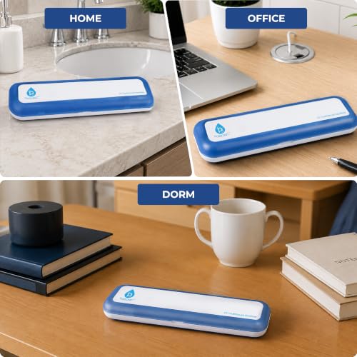 Pursonic Portable UV Toothbrush Sanitizer Case Travel Holder with Auto Shut-Off