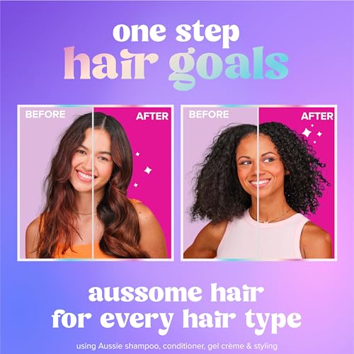 Aussie Ultra Wonder Gel-Cream 10.1oz All-in-1 Moisturizing Hair Styler for Curl & All Hair Types