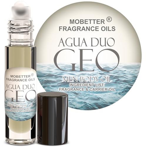 MOBETTER Fragrance Oils Acqua Duo Geo Men's Body Oil - Long-Lasting