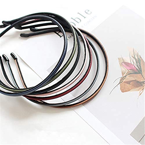 Leather Party Headband with Bows for Women & Girls
