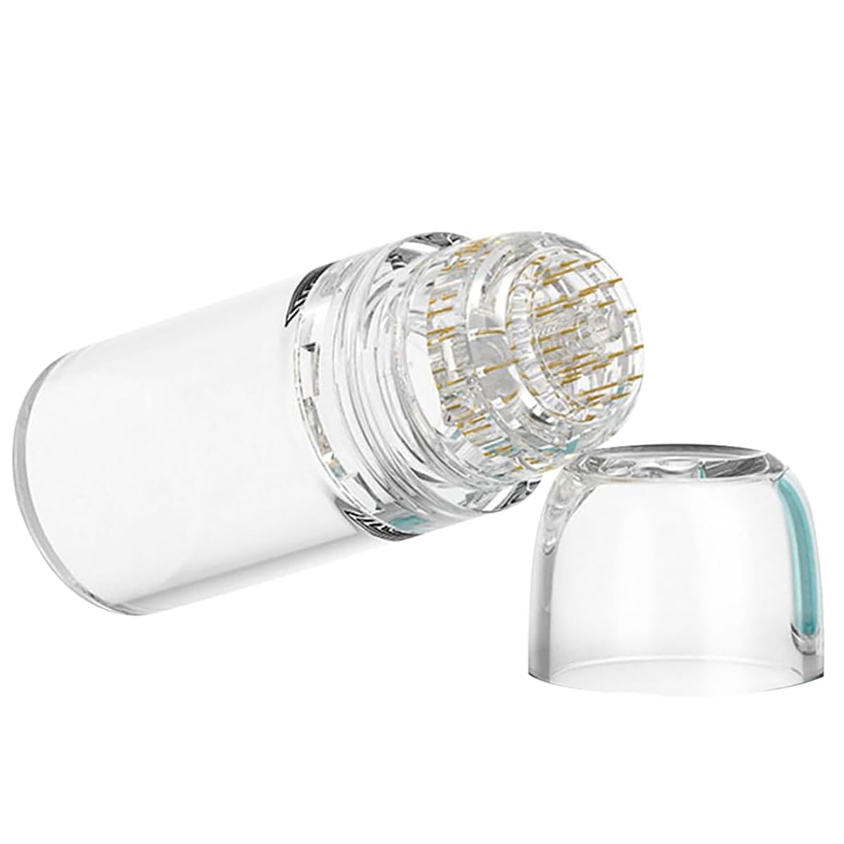 Hydra Needle Derma Stamp - 0.25mm Titanium Microneedling Roller Applicator for Serum Application