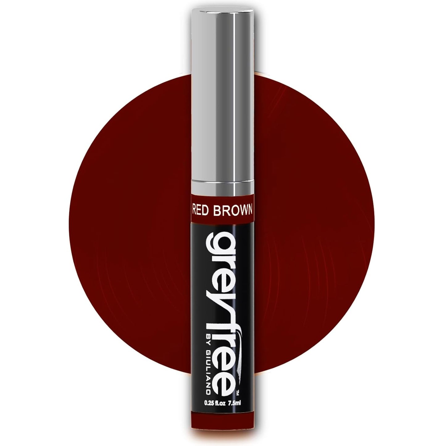 Hair Mascara Root Touch-Up for Gray Hair - Precision Concealer for Brows & Beard | Dark Brown