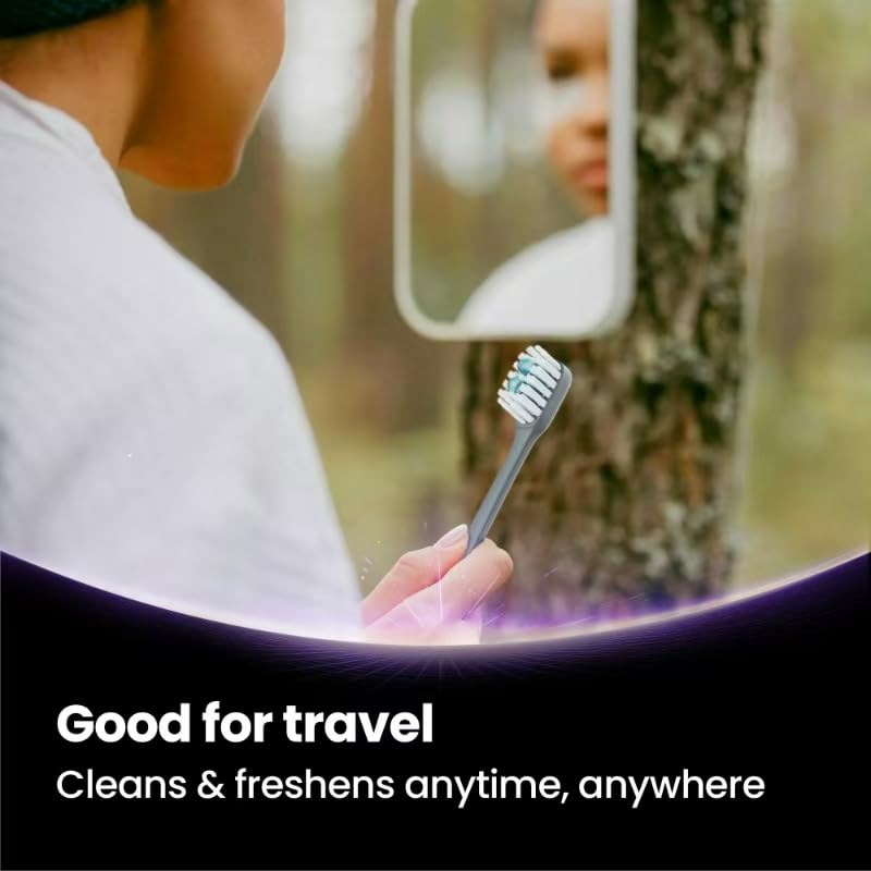 Pinkart 5-in-1 Disposable Travel Toothbrush with Toothpaste, 24 Count
