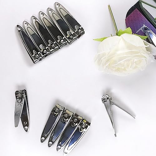 120pcs Stainless Steel Nail Clippers for Home & Travel