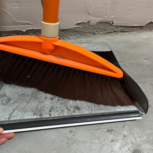 6-Pack Dustpan Edge Replacement Strips - 26cm Rubber Lip