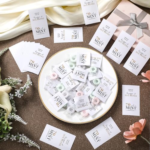 70th Birthday Mint Condition Stickers - 200 Pack Party Favors
