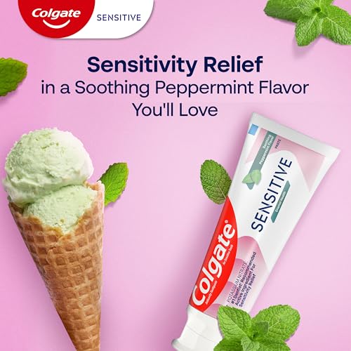 Colgate Sensitive Enamel Health Toothpaste, Soothing Peppermint, 6oz - 3 Pack