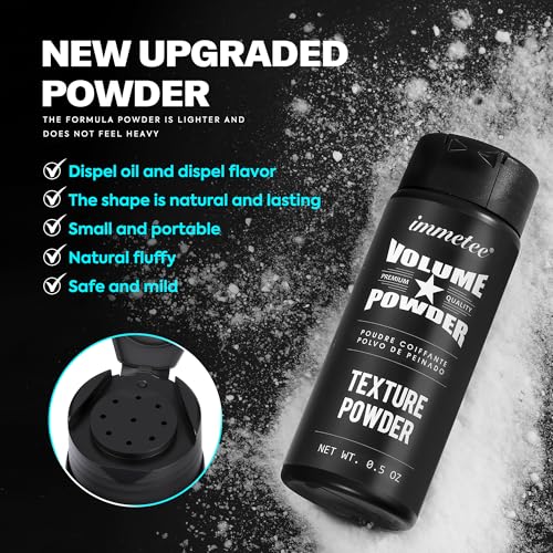 immetee Hair Volume Powder 0.5oz Root Lifting Styling Matte Finish for Men & Women