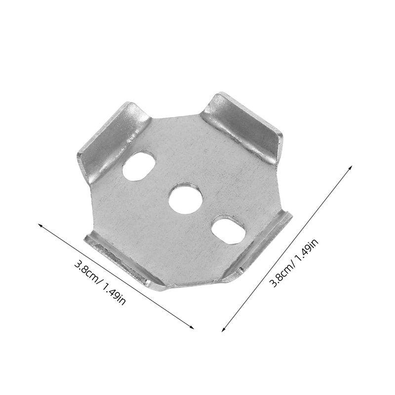 POPETPOP 2 Pcs Towel Bar Replacement Parts: Stainless Steel Bathroom Towel Rack Brackets Mounting Hardware for Shower Curtain Rods Accessories