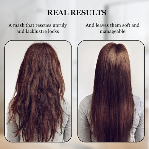 HerStyler Argan Oil Hair Mask for Dry & Damaged Hair - Hydrating 9.46 oz