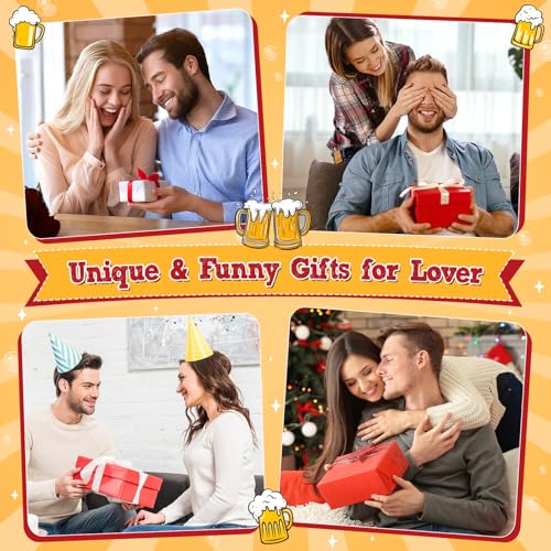 Handcrafted Crochet Beer Doll - Unique Anniversary Gift for Him