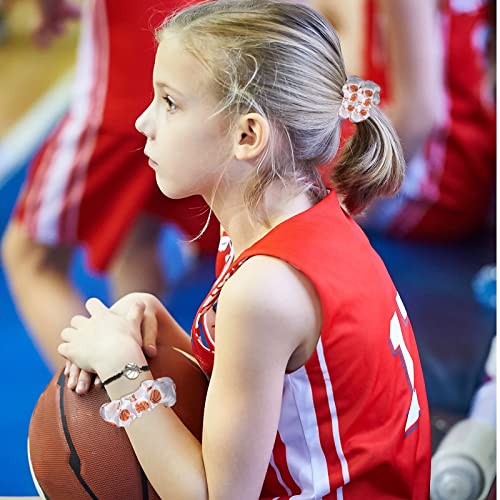 Hoteam Basketball Scrunchies & Bracelets Set - 40 Pcs for Girls