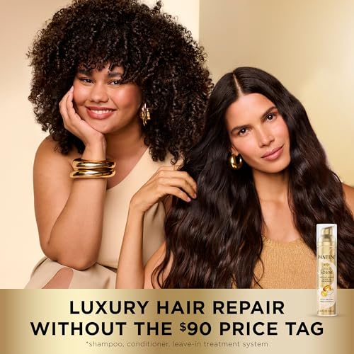 Pantene Miracle Rescue Leave-In Treatment with Pro-V Pearls, Instant Damage Repair, 3.38 oz
