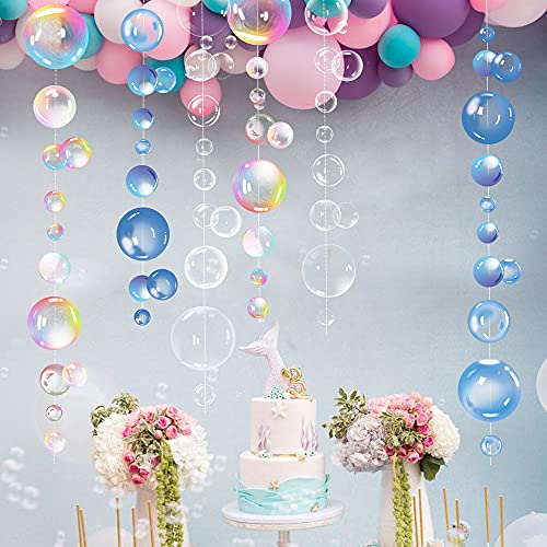 Colorful Transparent Bubble Garland - 19.8ft Party Decoration