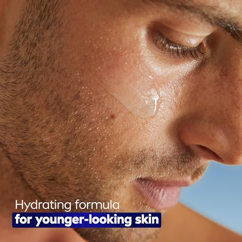 NIVEA MEN Age Defense Hydrating Face Serum with Pro-Retinol & Hyaluronic Acid - 1.7 Fl Oz