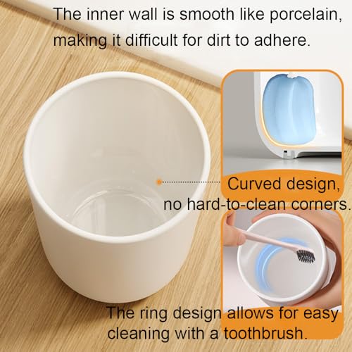 RabyLeo Portable Drinking Water Cup - 10 oz Toothbrush Holder