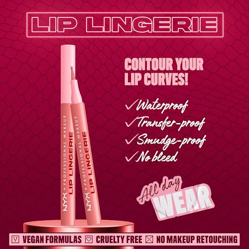 NYX Lip Lingerie Sculpting Lip Liner Stain - Waterproof & All-Day Wear