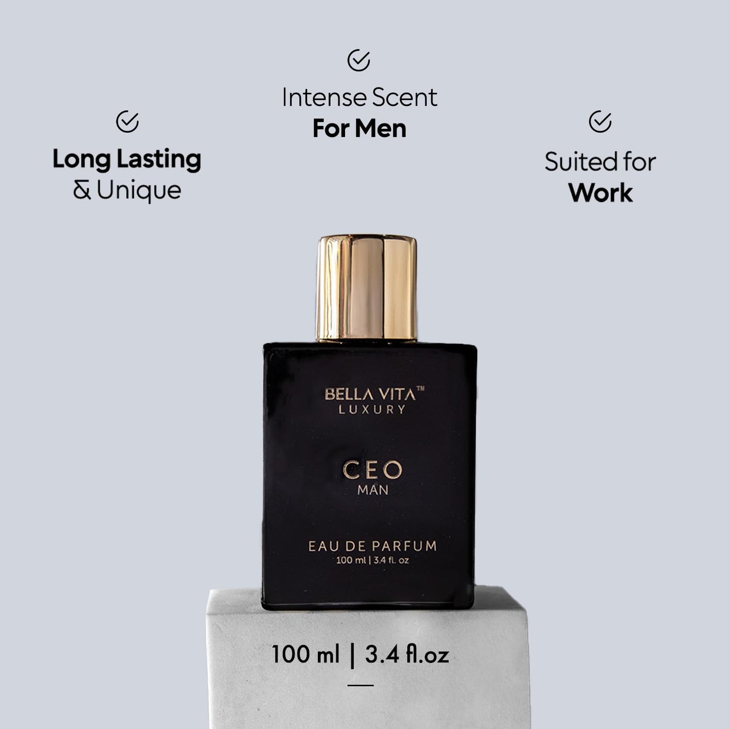 Luxury CEO Men's Gift Set - Long-Lasting Cologne with Lemon, Lavender, Tonka & Agarwood | Perfect for Him