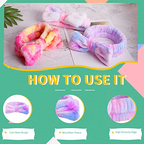 WSYUB Spa Headband Set - Soft Microfiber Makeup & Skincare Bands