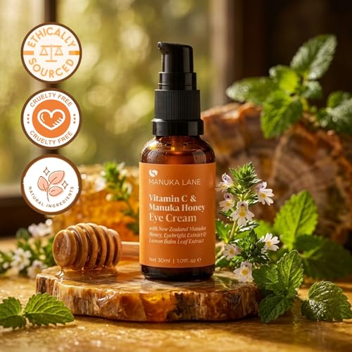 Vitamin C Eye Cream with Manuka Honey & Lemon Balm - 1.01 Fl Oz