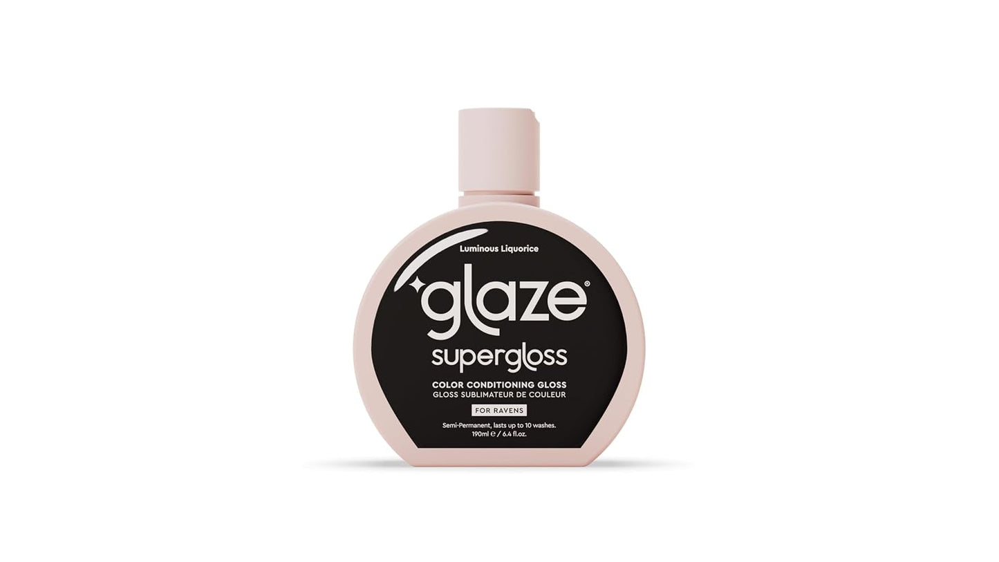 Supergloss Color Conditioning Hair Gloss - Hydrating Semi-Permanent Shine for Medium to Dark Brown Hair - 6.4 Fl Oz | Blazing Brown