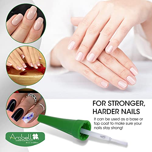 AROBELL Nail Strengthener & Hardener - 0.8 Fl Oz (Pack of 2) for Brittle Nails