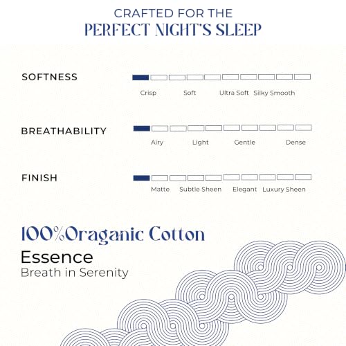 Mayfair Linen Organic Cotton Percale Pillow Cases Set of 2 - Dark Grey