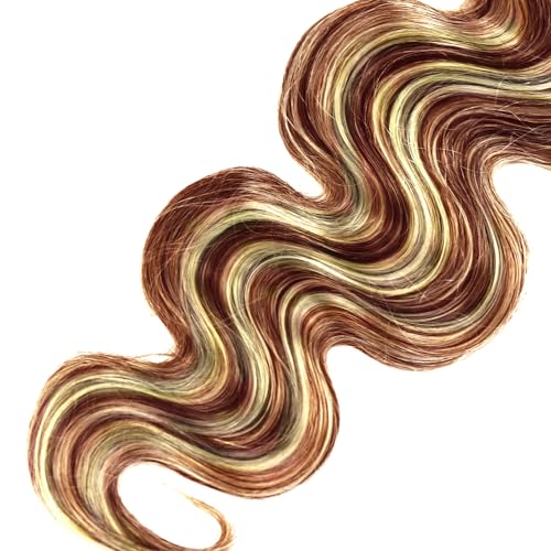 P30/613 Body Wave Human Hair Bundles - 12 Inch Highlight Remy Hair