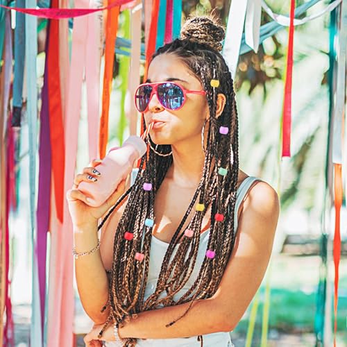 100 Pcs Rainbow Mini Hair Clips - Colorful Tiny Claw Clips for Women & Girls
