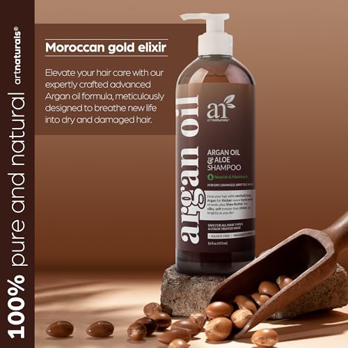 ArtNaturals Moroccan Argan Oil Shampoo - Deeply Hydrating 16 fl oz