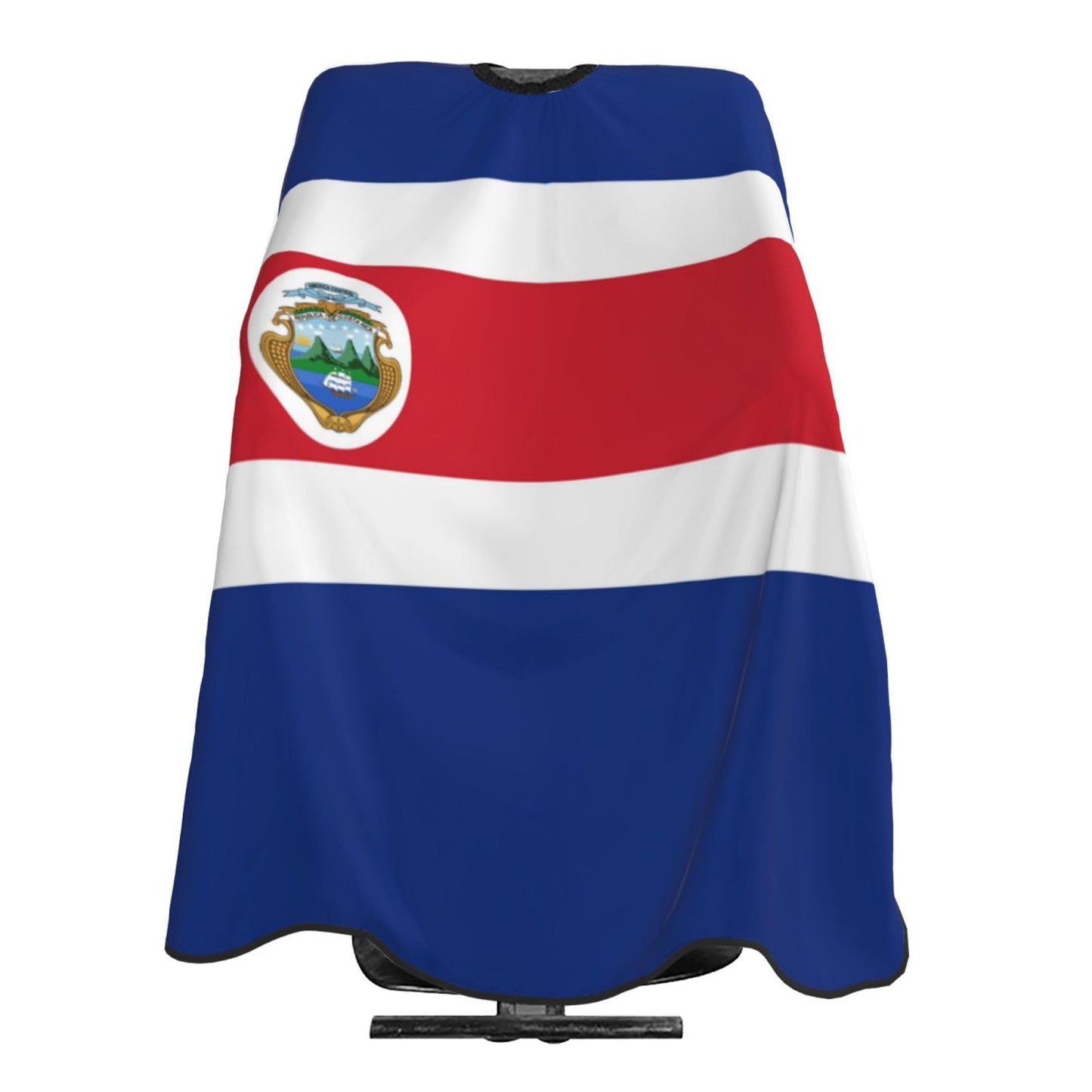 Costa Rica Flag Hair Cutting Barber Cape Hair Salon and Dyeing Styling Cloth for Women/Men