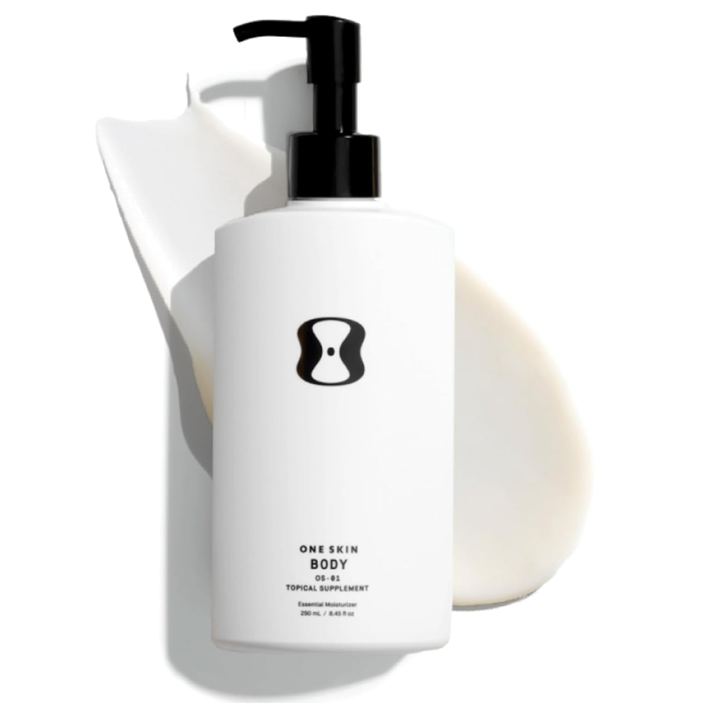 OneSkin BODY OS-01 Peptide Moisturizer - Age Reversal & Skin Longevity | Fragrance-Free, 250 mL / 8.45 oz