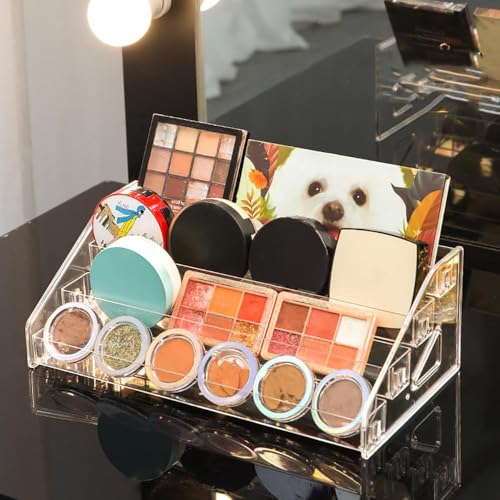 Pero Pero Acrylic Nail Polish Organizer Rack - 7 Tiers Makeup & Sunglasses Display
