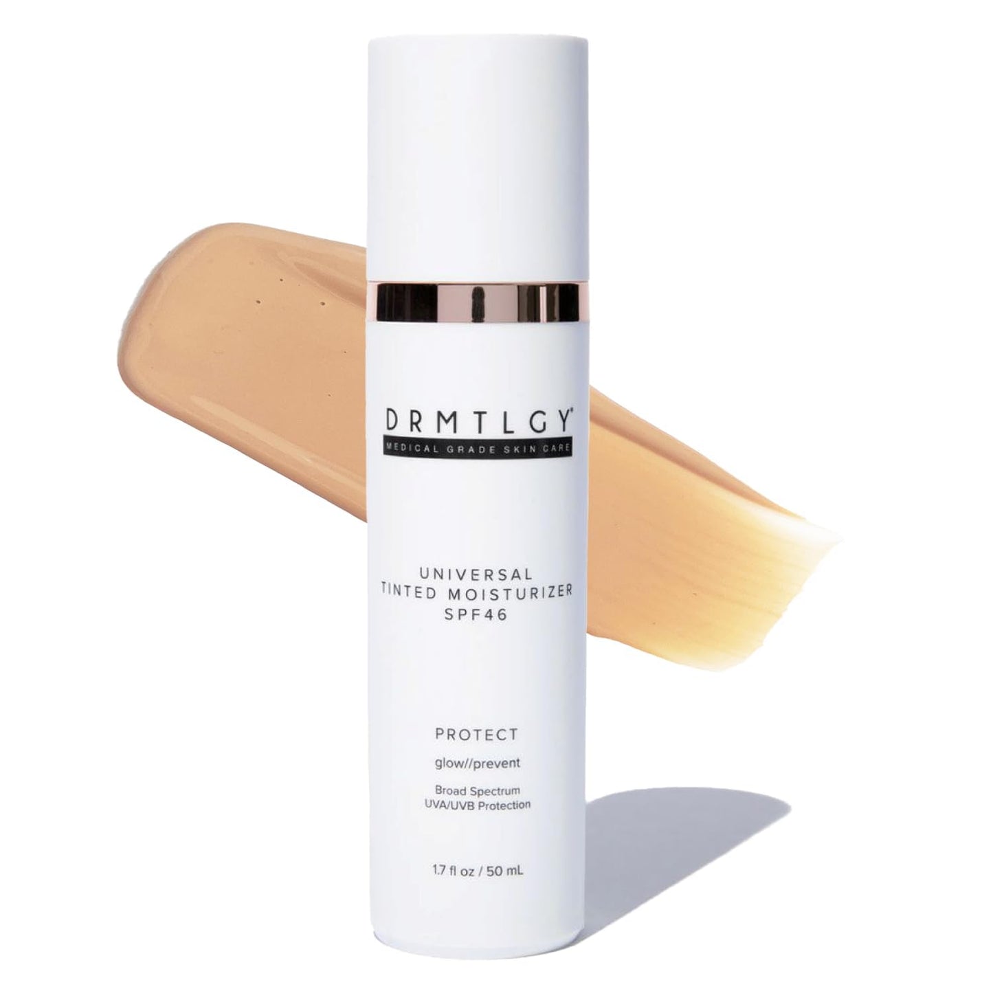 DRMTLGY Universal Tinted Moisturizer SPF 46 - Hydrating Sunscreen with Niacinamide & Hyaluronic Acid | 1.7 oz