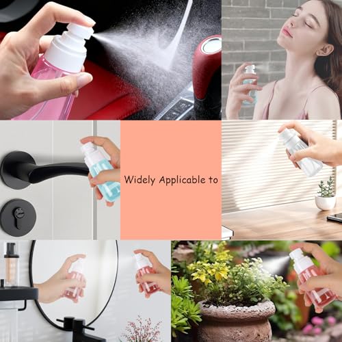 Ninsula 6 Pack TSA Approved Travel Spray Bottles - 60ml Fine Mist