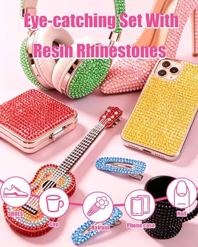 VIEKIER 440,000+ Rhinestones Bedazzling Kit with 48 Colors & Accessories