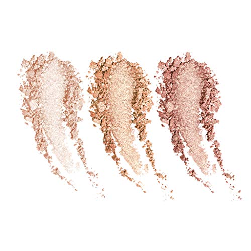 Milani Rose Glow Highlighter Palette - Vegan Cruelty-Free Face Contour & Glow