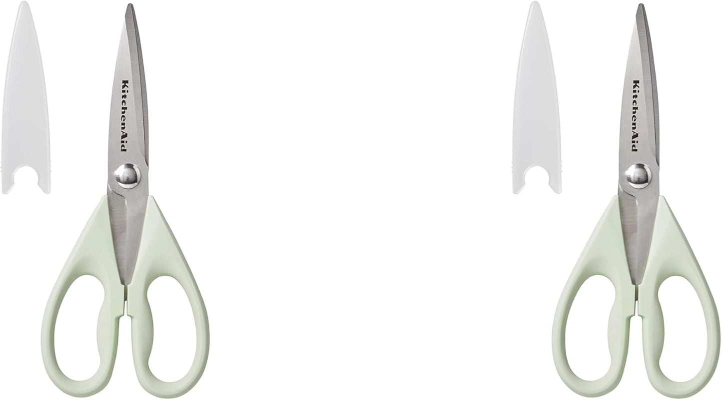 KitchenAid Kitchen Shears - Durable Stainless Steel Scissors with Soft Grip Handle | 8.72 Inch, Black